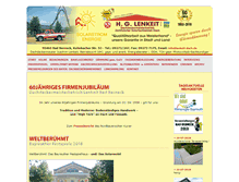 Tablet Screenshot of lenkeit-dach.de